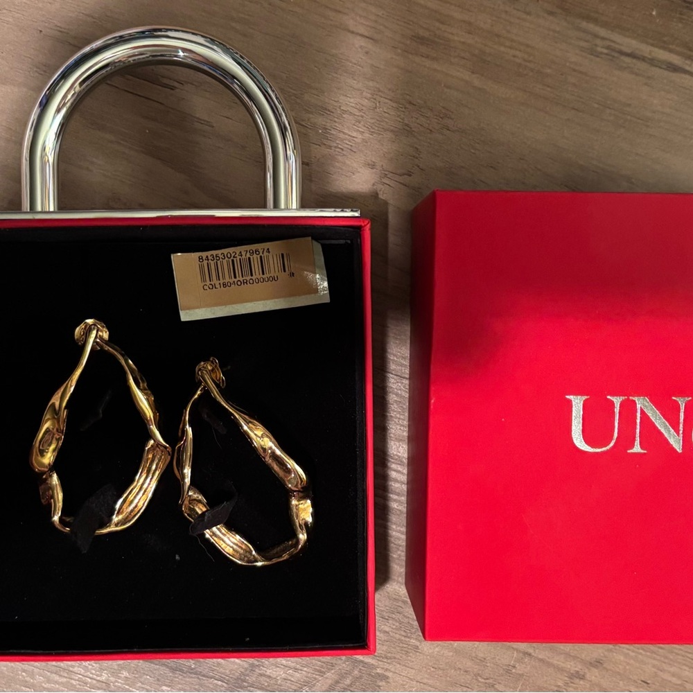 UNO de 50 gold earrings